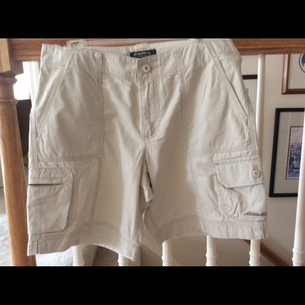 Eddie Bauer Tan Cargo Shorts